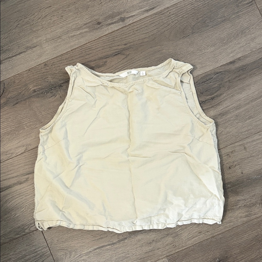 Uniqlo Women's Linen Sleeveless Top